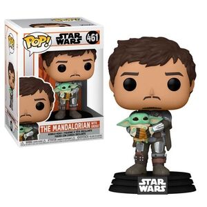 Funko Pop! Star Wars: Mandalorian - Mando Holding Grogu #461